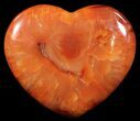 Colorful Carnelian Agate Heart #63060-1